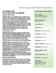 ALDOCOAT-384-Aromatic-Polyurethane-TDS-1-pdf-232x300 ALDOCOAT 384 Aromatic Polyurethane TDS