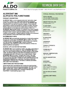 ALDOCOAT-386-Aliphatic-Polyurethane-TDS-pdf-232x300 ALDOCOAT 386 Aliphatic Polyurethane TDS