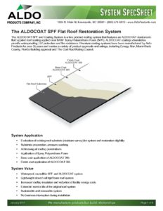 ALDOCOAT-SPF-and-Coating-for-Low-Slope-Roofs-1-232x300 ALDOCOAT SPF and Coating for Low Slope Roofs