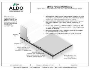 Aldo-Parapet-Wall-Flashing-Detail-pdf-300x232 Aldo Parapet Wall Flashing Detail
