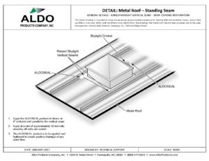 Metal-Standing-Seam-Raised-Skylight-Detail-pdf-300x232 Metal Standing Seam Raised Skylight Detail