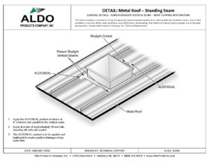 Metal-Standing-Seam-Skylight-Raised-Detail-pdf-300x232 Metal Standing Seam Skylight Raised Detail