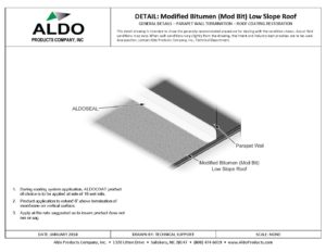 Modified-Bitumen-Parapet-Wall-Detail-pdf-300x232 Modified Bitumen Parapet Wall Detail