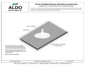 Modified-Bitumen-Pipe-Penetration-Detail-pdf-300x232 Modified Bitumen Pipe Penetration Detail