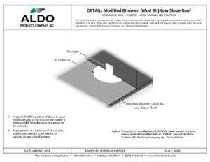 Modified-Bitumen-Scupper-Detail-pdf-300x232 Modified Bitumen Scupper Detail