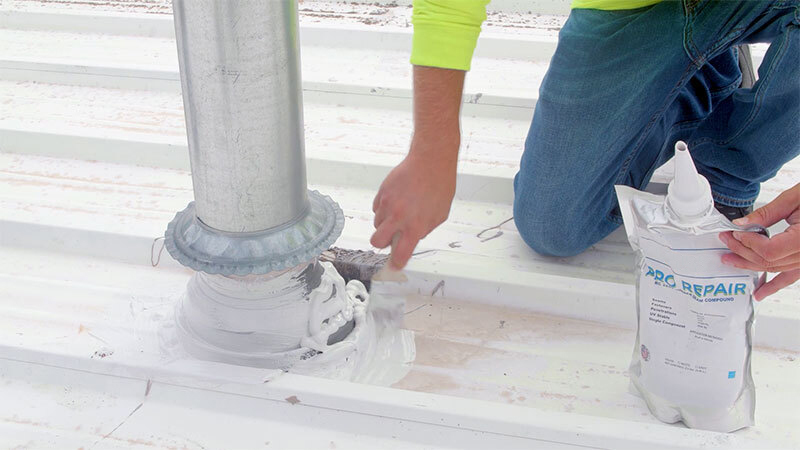 seam_repair_clean How to Apply a Rubber Roof Coating 
